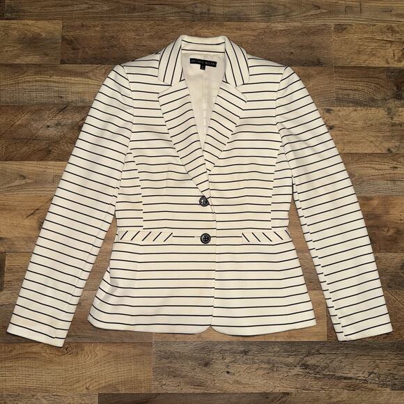 ANTONIO MELANI Jackets & Blazers - Antonio‎ Melani Suit Jacket Sz 4 White Black Dress Casual Women's Blazer